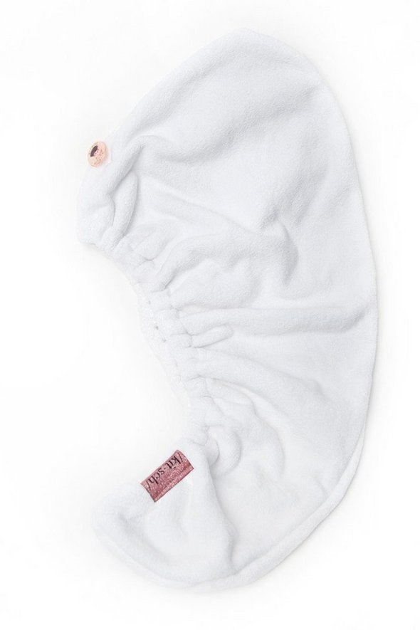 Microfiber Hair Towel - White